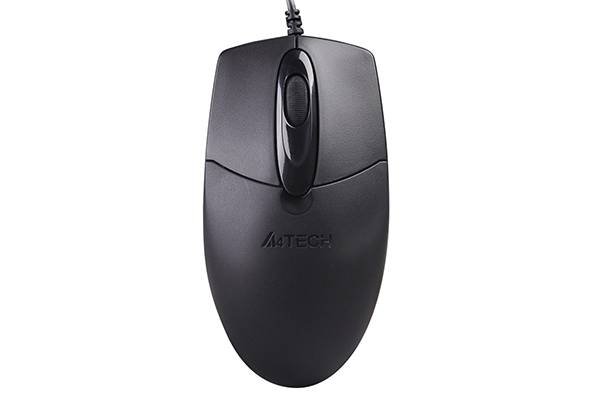 0301471525955931 A4Tech OP-720 USB Optical Mouse Black - Image 1