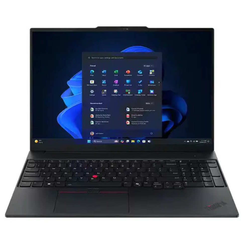 1 Lenovo ThinkPad E16 Gen 3 Intel Core Ultra 5 225U 8GB DDR5 RAM 512GB SSD 16" WUXGA Backlit Keyboard DOS 1 Year Warranty - Image 1