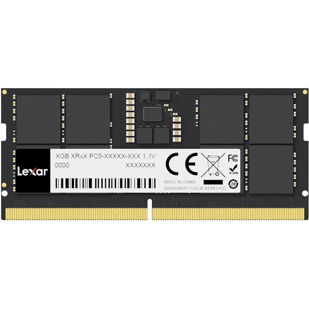 1 Lexar 32GB DDR5 5600MT/s SODIMM Laptop RAM - Image 1