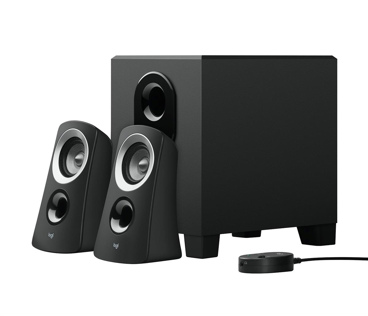 4 Logitech Z313 2.1 Speaker System - Image 1