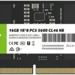 Acer 16GB DDR5 4800MHz SODIMM Laptop RAM