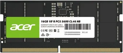 5 Acer 16GB DDR5 4800MHz SODIMM Laptop RAM - Image 1
