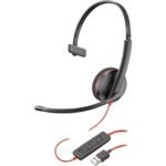 Plantronics Blackwire C3210 Mono USB Wired Headset with Noise-Canceling Microphone