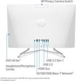 HP All-in-One 24-df1059 Intel Core i5-1135G7 4GB DDR4 1TB HDD 24″ FHD Touch DOS White - Image 3