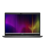 Matte black Dell Latitude 3440 laptop open on an office desk.