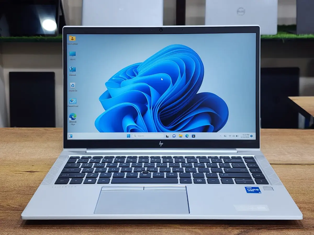 HP EliteBook 840 G8 Intel Core i5-1145G7 11th Gen HP EliteBook 840 G8 Intel Core i5-1145G7 11th Gen 16GB RAM 256GB SSD 14.1" FHD Non-Touch Business Laptop Intel UHD Graphics Backlit Keyboard - Image 1