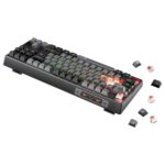 MK14 Black 87-Key Tri-Mode Wireless RGB Mechanical Keyboard - Image 3