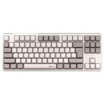 Meetion MK14 White 87-Key Tri-Mode Wireless RGB Mechanical Keyboard