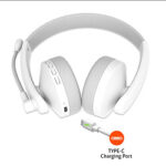 Meetion BTH003 USB Wired Headset White