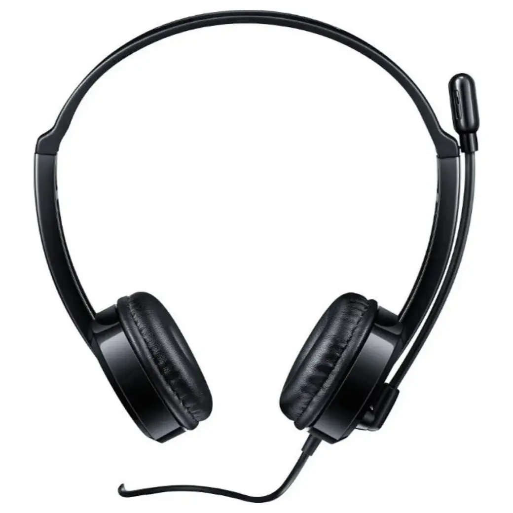 Rapoo H100 Stereo Headset Black c Rapoo H100 Stereo Headset Black - Image 1