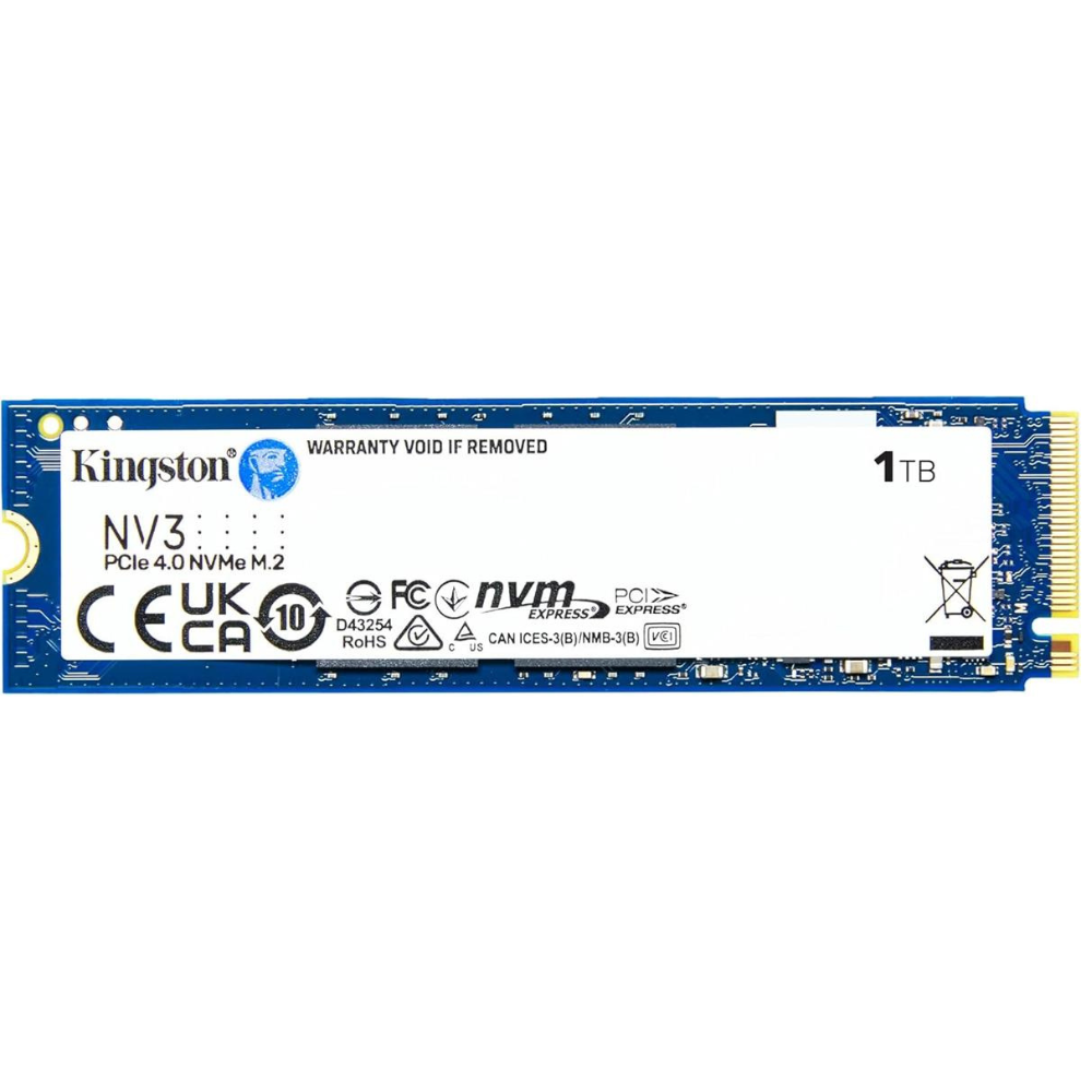 1 Kingston NV3 1TB PCIe 4.0 x4 NVMe M.2 SSD - Image 1