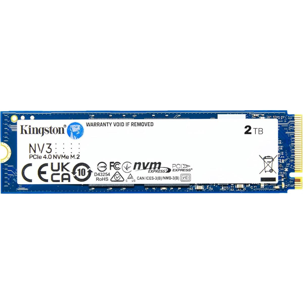 1 Kingston NV3 2TB PCIe 4.0 x4 NVMe M.2 SSD - Image 1