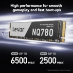 Lexar NQ780 1TB M.2 2280 PCIe Gen4x4 NVMe SSD
