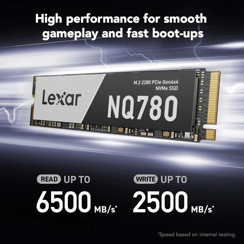 2 Lexar NQ780 1TB M.2 2280 PCIe Gen4x4 NVMe SSD - Image 1