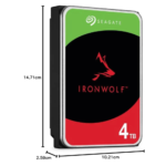 Seagate IronWolf 4TB 3.5-Inch SATA NAS HDD ST4000VN006 CMR – 2 Years Warranty - Image 2