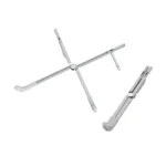 AMAZE A532 Aluminum Alloy Ultra-Thin Foldable Laptop Stand Silver
