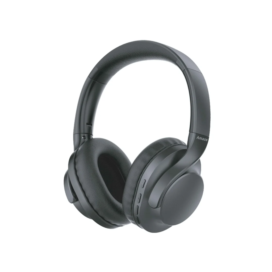 A650 GREY AMAZE A650 Strong Bass Wireless Headphones Bluetooth 5.4 – Silver Brown - Image 1