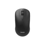 AMAZE A712 Clicket Dual Mode Rechargeable Wireless Mouse Black