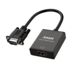 AMAZE A832 VGA to HDMI Adapter with Audio 2K 60Hz – Black