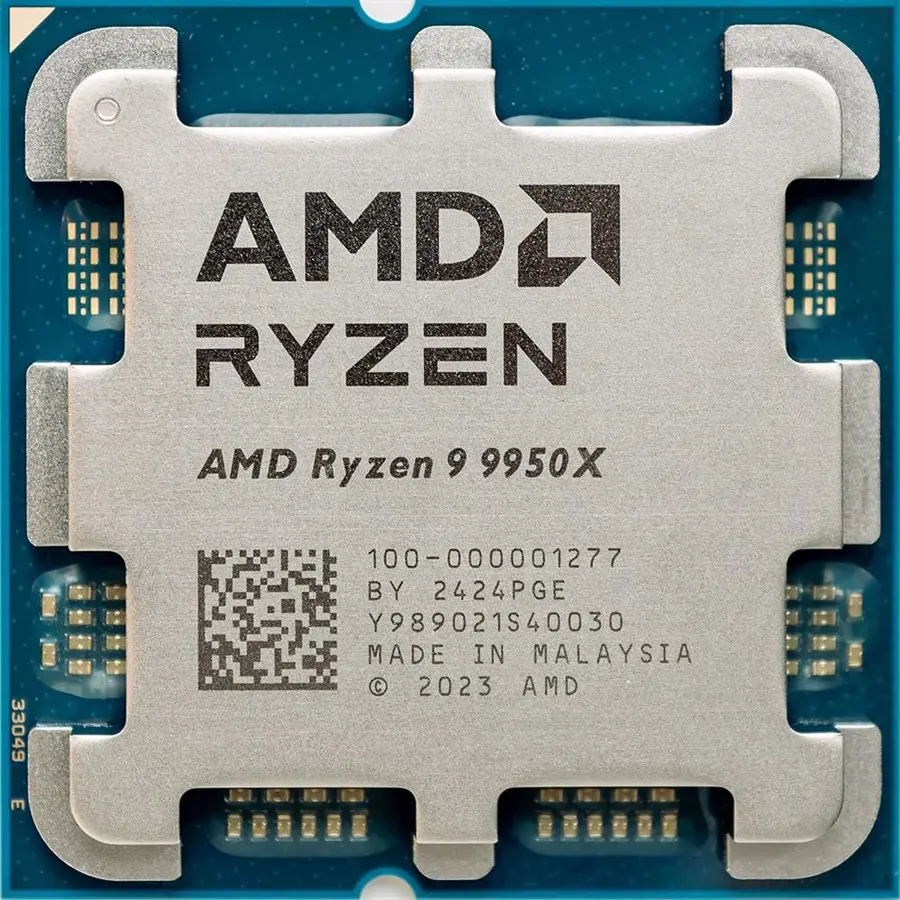 AMD Ryzen 9 9950X 16-Core 32-Thread AM5 Zen 5 Desktop Processor – Tray AMD Ryzen 9 9950X 16-Core 32-Thread AM5 Zen 5 Desktop Processor – Tray - Image 1