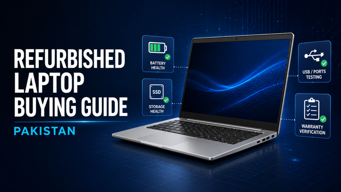 Refurbished laptop buying guide and inspection checklist for Pakistan