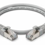 Premium Line Category 6A S/FTP Patch Cord 1m LSOH Grey
