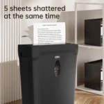Deli ET022 12-Sheet Cross Cut Paper Shredder - Image 2
