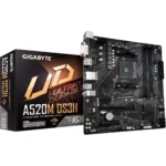GIGABYTE A520M DS3H AMD A520 AM4 DDR4 Micro ATX Motherboard