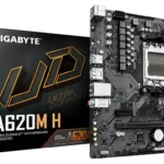 GIGABYTE A620M H Rev. 2.2 AMD AM5 DDR5 Micro ATX Motherboard