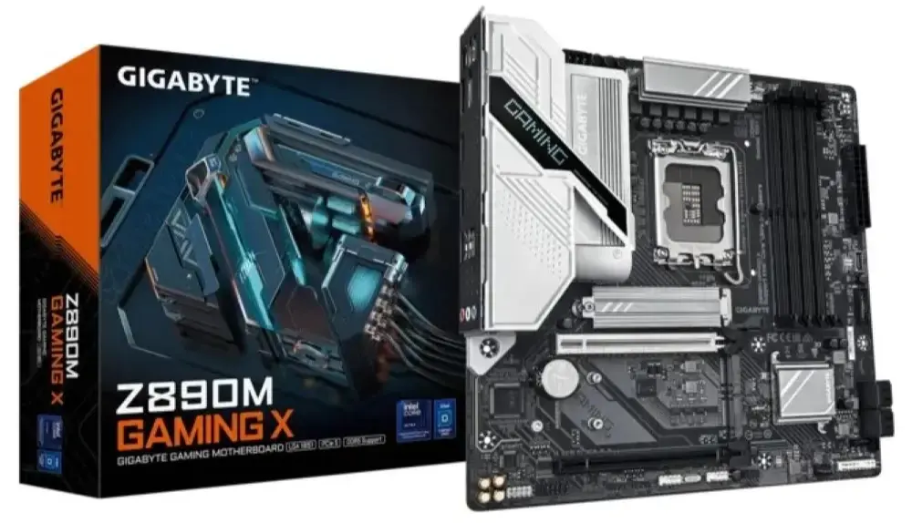 GIGABYTE Z890M GAMING X Intel Z890 LGA1851 DDR5 Micro ATX Motherboard GIGABYTE Z890M GAMING X Intel Z890 LGA1851 DDR5 Micro ATX Motherboard - Image 1
