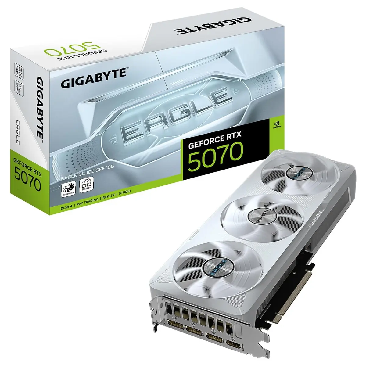 Gigabyte GeForce RTX 5070 EAGLE OC SFF 12GB GDDR7 192-Bit Graphics Card Gigabyte GeForce RTX 5070 EAGLE OC SFF 12GB GDDR7 192-Bit Graphics Card - Image 1