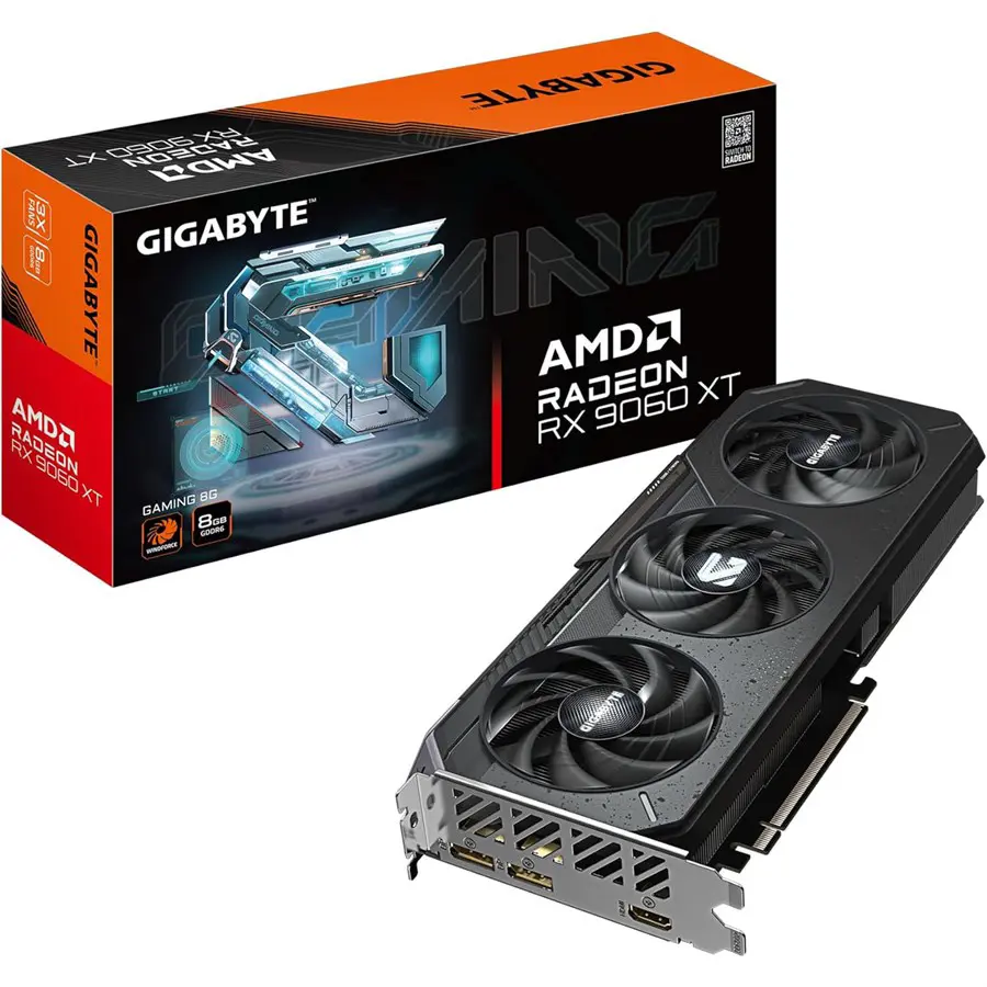 Gigabyte Radeon RX 9060 XT Gaming OC 8GB GDDR6 128-Bit Graphics Card Gigabyte Radeon RX 9060 XT Gaming OC 8GB GDDR6 128-Bit Graphics Card - Image 1