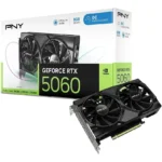 PNY GeForce RTX 5060 Overclocked 8GB GDDR7 128-Bit Graphics Card