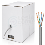Premium Line CAT6 U/UTP 23AWG 4 Pair Copper Data Cable 305m Box
