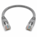 Premium Line Category 6 U/UTP Patch Cord 0.5m PVC Grey