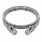 Premium Line Category 6 U/UTP Patch Cord 1m PVC Grey