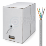 Premium Line Category 6A U/UTP Installation Cable 500MHz LSOH 500m Reel Grey