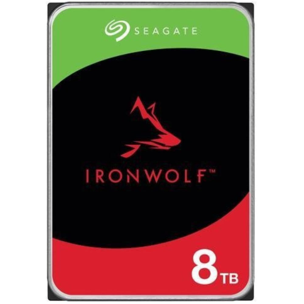 Seagate IronWolf 8TB 3.5-Inch SATA NAS HDD 7200 RPM 256MB Cache – 2 Years Warranty Seagate IronWolf 8TB 3.5-Inch SATA NAS HDD 7200 RPM 256MB Cache – 2 Years Warranty - Image 1