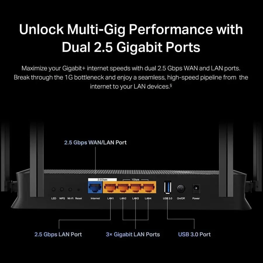 TP-Link BE230 BE3600 Dual-Band Wi-Fi 7 Router b TP-Link BE230 BE3600 Dual-Band Wi-Fi 7 Router - Image 1