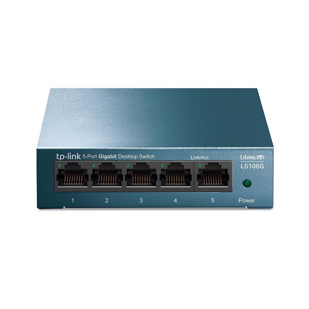 TP-Link LiteWave LS105G 5-Port Gigabit Desktop Network Switch TP-Link LiteWave LS105G 5-Port Gigabit Desktop Network Switch - Image 1