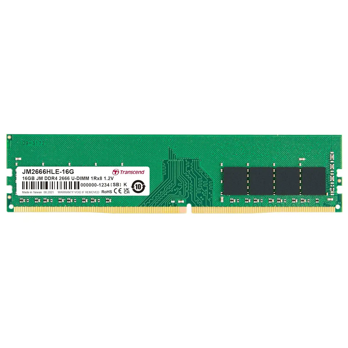 Transcend DDR4 288-Pin Desktop Memory Module 1.2V Transcend DDR4 288-Pin Desktop Memory Module 1.2V - Image 1