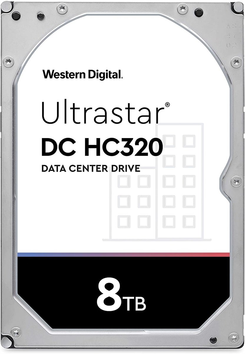 Western Digital Ultrastar DC HC320 8TB 3.5-Inch SATA Enterprise HDD 7200 RPM 256MB Cache – 2 Years Warranty Western Digital Ultrastar DC HC320 8TB 3.5-Inch SATA Enterprise HDD 7200 RPM 256MB Cache – 2 Years Warranty - Image 1