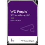Western Digital WD Purple 1TB 3.5-Inch SATA Surveillance HDD 5400 RPM 64MB Cache – 1 Year Warranty