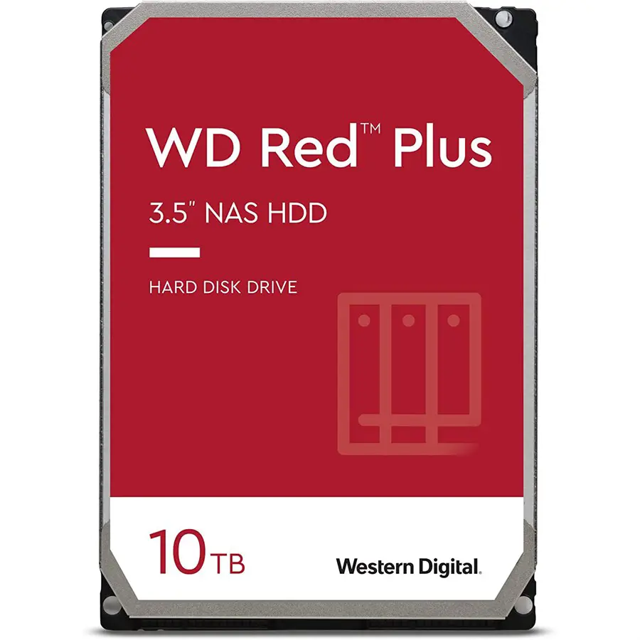 Western Digital WD Red Plus 10TB 3.5-Inch SATA NAS HDD 7200 RPM – 2 Years Warranty Western Digital WD Red Plus 10TB 3.5-Inch SATA NAS HDD 7200 RPM – 2 Years Warranty - Image 1