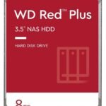 Western Digital WD Red Plus 8TB 3.5-Inch SATA NAS HDD 5640 RPM – 2 Years Warranty