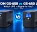 ATTOM GS-650 vs GS-650 LCD UPS comparison in Pakistan