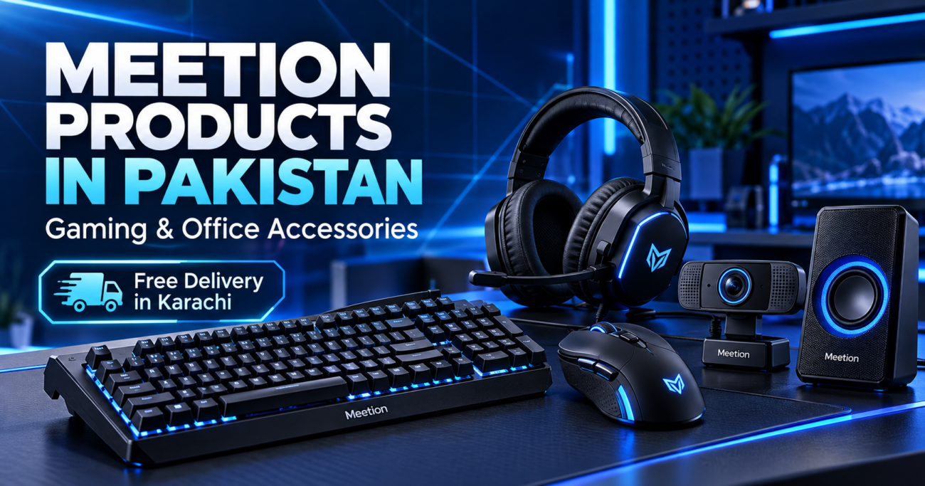 Meetion gaming and office accessories in Pakistan with free delivery in Karachi