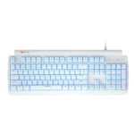 Meetion MK600MX White Mechanical Gaming Keyboard with OUTEMU Blue Switches