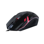 Meetion M371 Wired Backlit Optical Mouse Black