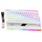 Meetion VibeKey B68 Tri-Mode RGB Gaming Keyboard White